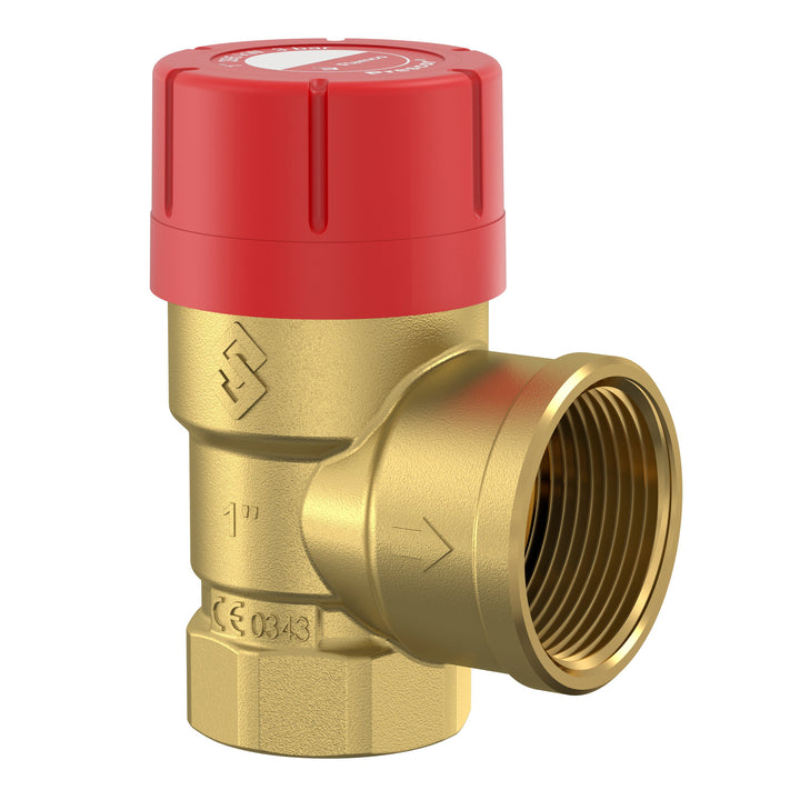Flamco Membran-Sicherheitsventil A22 Eckform DN 25 (1